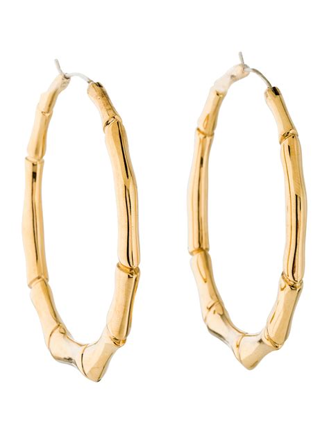 gucci ohrringe glitzer|Gucci bamboo earrings.